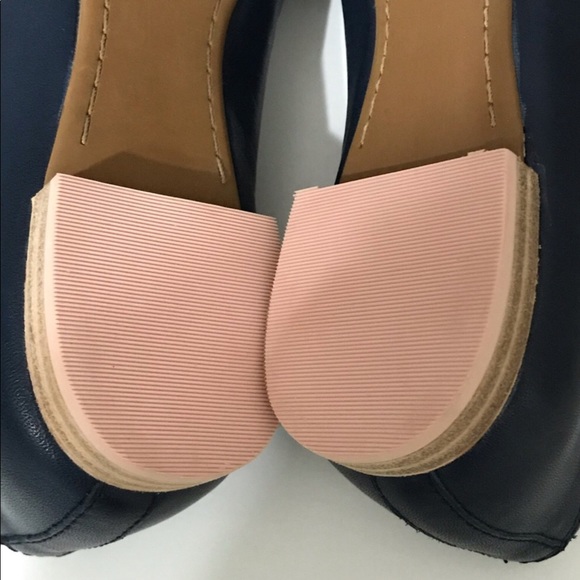 Ariat Navy Blue Audrey Leather Ballet Flat - Picture 5 of 6